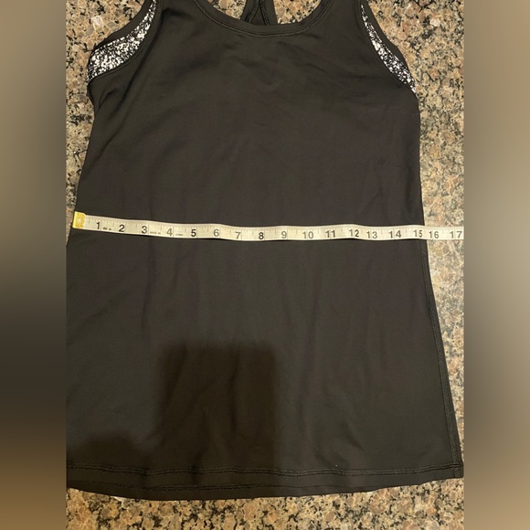 Lululemon Black Speckle Tank (Full Length) - Picture 8 of 8